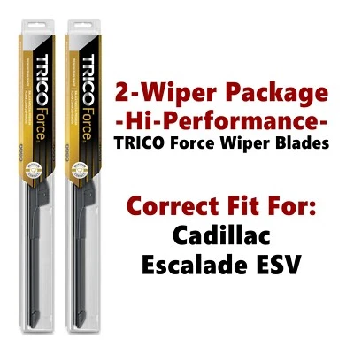 高性能 2 件装雨刮器 适合 2003+ 凯迪拉克凯雷德 ESV - 25220x2 — 第 1/4 张图片
