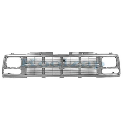 For 1994-2000 K2500 Front Center Grills Gray Plastic 15709236 GM1200358 Q Foto 1 de 4