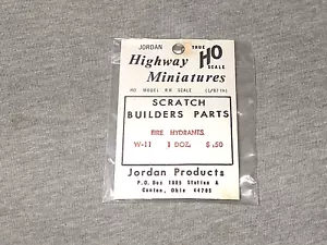 Jordan Products Highway Miniatures HO Fire Hydrants 1 Dozen W-11 ~ TS - Picture 1 of 2