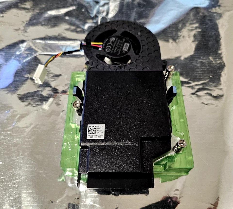 CPU Cooling Fan with Heatsink for Dell OptiPlex 3080 5080 7080 MFF 5V 1.1A W77JN - Image 1 of 4