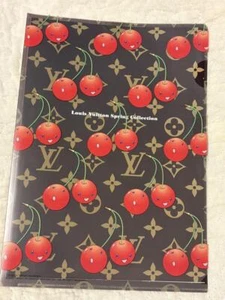 Louis Vuitton Takashi Murakami Collaboration Monogram Clear File Cherry JP - Picture 1 of 3