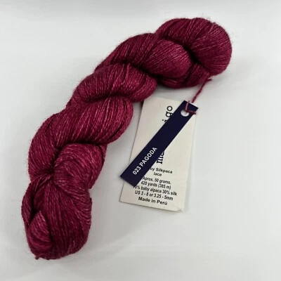 MALABRIGO Baby Silkpaca LACE Yarn Skein | 50Gr | 420Yds | Color: Pagodo - Image 1 of 4