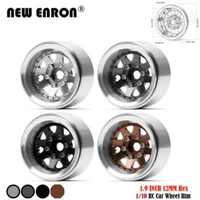 RC Car 1.9 Wheel Rim Negative offset -10mm for VS4-10 Redcat Gen8 90047 TF2 D110 - Image 1 of 4