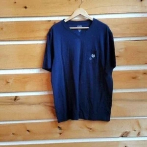 Chaps Embroidered Logo V-neck Short Sleeve Sz. XL T-shirt w/ pocket - Picture 1 of 9