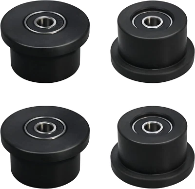 VSTTAR Qty.4 Machined Wheels/Rollers Compatible Total Gym Replacement, Fits Models 1000