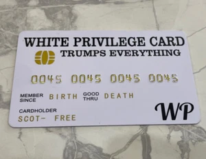 W. Privilege Cards | Novelty Joke Cards | MAGA Trumps Everything 🇺🇸 - Picture 1 of 2