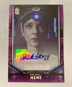 2018 Topps Doctor Who Signature Series Autograph Sonita Henry as MEME AUTO