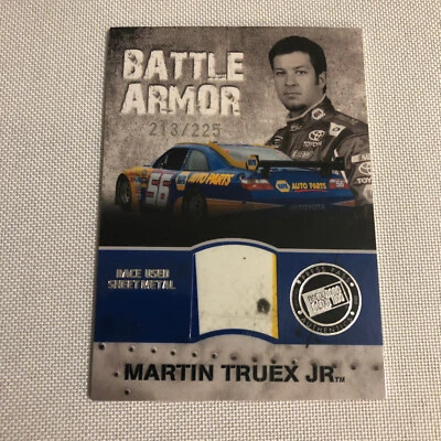 2010 Press Pass Martin Truex Jr Battle Armor Race Sheet Metal Relic Card /225 - Image 1 of 4