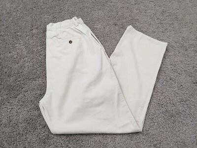 Vintage TravelSmith Pants Women’s Size 12 Ivory Pleated Mom Pants High Rise - Image 1 of 4