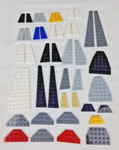 Lego Wedge Plates Replacement Pieces Mixed Lot Of 43 Multicolor Genuine - Picture 1 of 8
