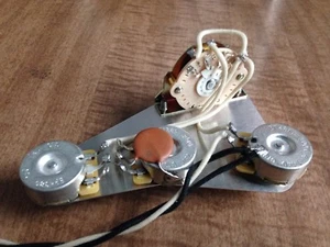 Arnés de cableado Eric Johnson Fender Stratocaster 300 k CTS Pot .1uf tapa 5 vías - Imagen 1 de 7