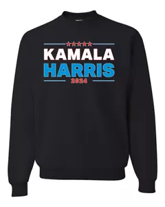 Sudadera cuello redondo Kamala Harris for President 2024 campaña elección EE. UU. - Imagen 1 de 12