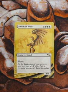 Magic the Gathering Luminous Angel #2 Hand Painted Unique Custom MTG Alter - Picture 1 of 1