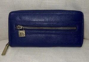 Anne Klien Wallet Royal Blue & Gold - Picture 1 of 12