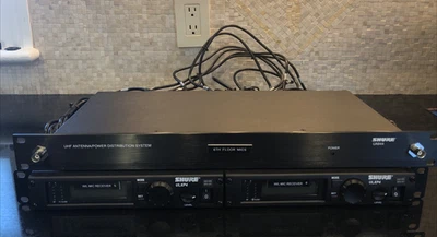 SHURE ULXP4 Combo with Shure UHF UA844 UHF Antenna Power Distribution System - Image 1 of 4