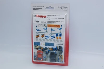 Preiser 17186 Equipamiento Kfz Taller 1:87 Accesorios Kit H0 Elevador NUEVO - Imagen 1 de 4