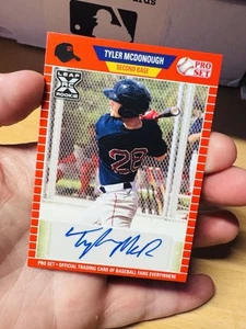 TYLER MCDONOUGH BOSTON RED SOX 2021 LEAF PRO SET AUTOGRAPHS ROOKIE #PS-TM4 RC - Picture 1 of 2