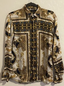 Blusa satinada calce relajado talla A de Zara - Imagen 1 de 4