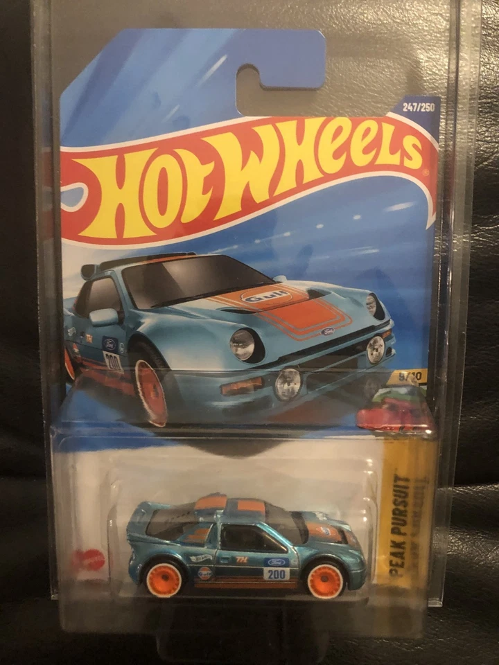 Ford RS200 Peak Pursuit Super Treasure Hunt 2025 Hot Wheels. Tarjeta internacional Foto 1 de 1