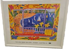 Vintage Ken Done framed Poster 31" x 24" - Picture 1 of 4