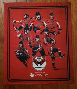 Toalla de rally Washington Capitals 2025 Playoffs Ronda 1 Juego 5 - Imagen 1 de 2