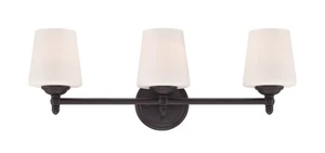 Designers Fountain 15006-3B Bronze Darcy 3-Light Vanity Light - Picture 1 of 1