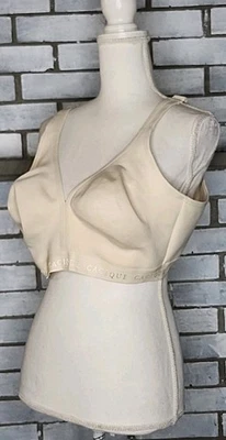 Sujetador Cacique Cobertura Completa Sin Forro Inalámbrico Comfort Lane Bryant Talla 48D Beige  Foto 1 de 4