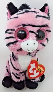 Ty Beanie Boos Zoey Zebra Pink 6" - Picture 1 of 6