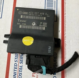 04-10 AUDI A8 D3 4E GATEWAY CANBUS CONTROL MODULE 4E0907468C 4E0910468A - Bild 1 von 6