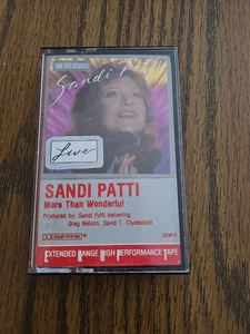 More Than Wonderful [Live] by Sandi Patti Cassette 1983 Impact Records VG!  - Picture 1 of 16