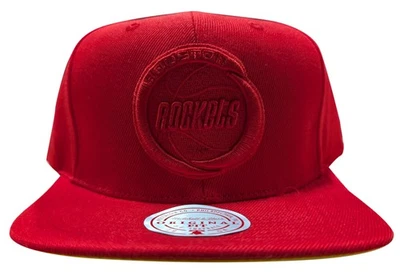 Mitchell & Ness Red Houston Rockets Tonal Eclipse HWC Snapback - OSFA - Image 1 of 4