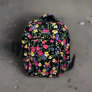 Zaino Vera Bradley Wildflower Garden iconico campus computer modello ritirato - Foto 1 di 10