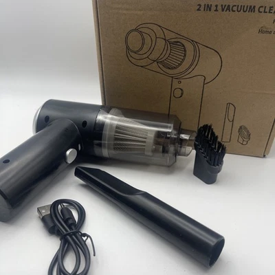 Portable Car Vacuum Cleaner | High Power Cordless Handheld | Rechargeable Vac - Image 1 of 4