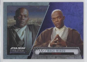 2016 Topps Star Wars Evolution Purple Lightsaber Mace Windu Jedi Master #79 1j8 - Picture 1 of 3