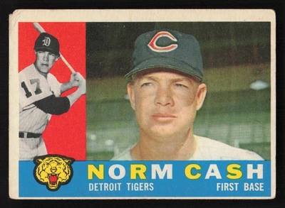 Tarjeta trasera gris Don Mossi 1960 Topps #418b TCCCX RLW Foto 1 de 2
