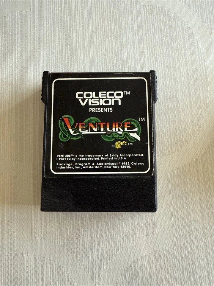 ColecoVision Venture Game Cartridge 1982 NOT TESTED - Image 1 of 1