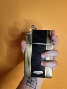 Vintage Marathon Art Deco Zigarettenetui & Feuerzeug  - Bild 1 von 5