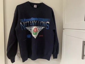 Vintage 1995 Rose Bowl Penn State Nittany Lions Sweatshirt Sz Large Unisex PSU - Picture 1 of 4