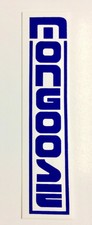 MONGOOSE Decal - Old School BMX  bike/bicycle - blue-vertical-