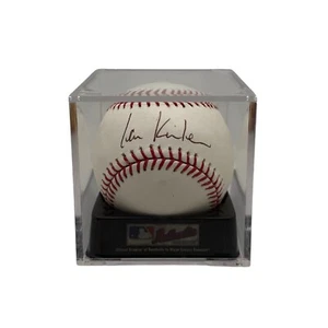 Ian Kinsler Signed MLB Baseball Texas Rangers Autograph w/ Display Case Rare - Picture 1 of 6