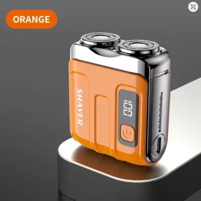 Afeitadora Eléctrica de Viaje Hombres Doble Flotante Magnética Hoja Cabezal Portátil Barba Foto 1 de 4