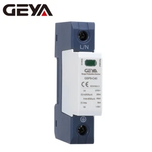 GEYA SPD 1P Surge Protective Arrester Device 20-40kA AC275/385/400/440 Lightning - Picture 1 of 12