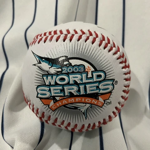 Florida Marlins 2003 World Series Champions Josh Beckett Souvenir baseball Ball Cover