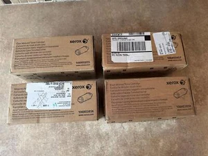 Set of 4 Genuine Xerox VersaLink C500 C505 Toner Cartridge B/C/Y/M EB-5 - Picture 1 of 5
