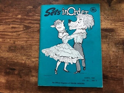 Vintage SETS IN ORDER Official Square Dancing Magazine March 1960 Dance  Foto 1 de 4
