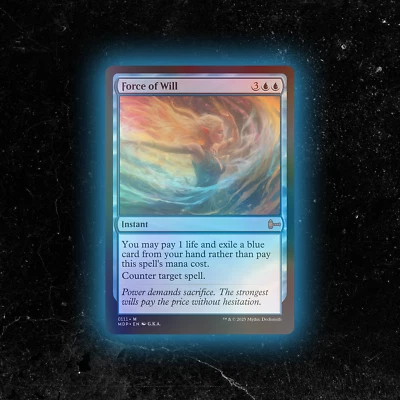 FOIL - Force of Will - Custom Magic: The Gathering Card - High-Quality - Image 1 of 4