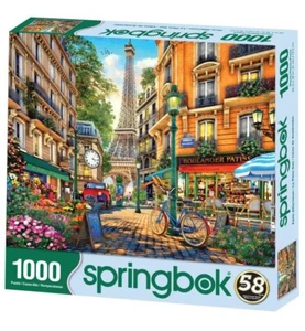 Paris Afternoon 1000 Piece Jigsaw Puzzle Springbok New - Picture 1 of 2
