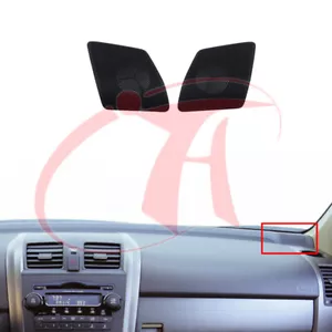 2 Pieces Front Dashboard Tweeter Speaker Cover For Honda CRV CR-V 2007-2011 - Foto 1 di 10