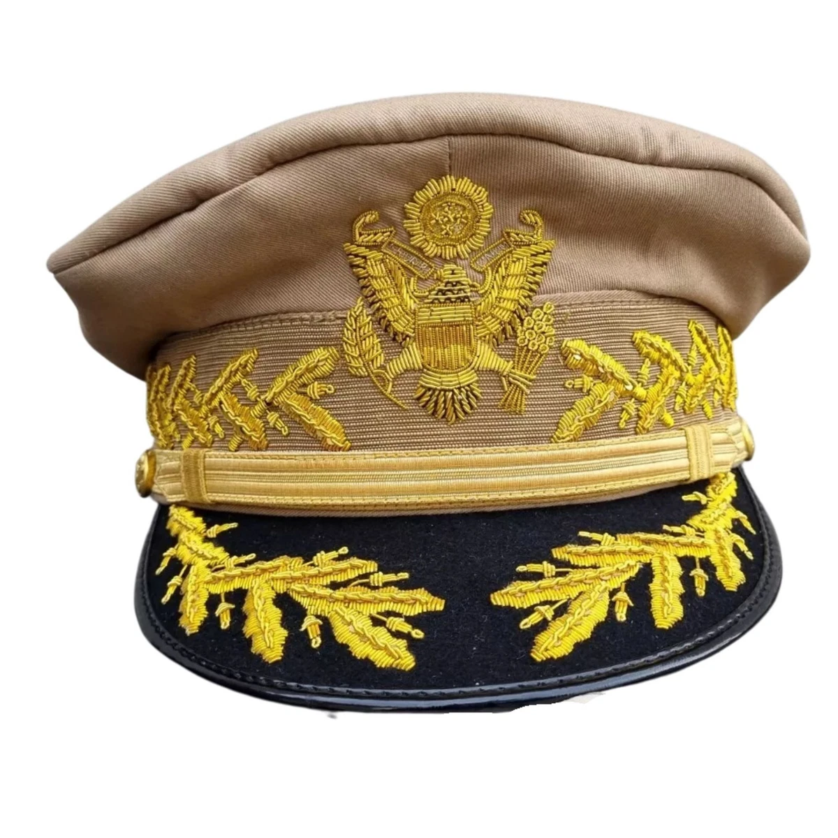 军队男帽米色7 1/4 码| eBay