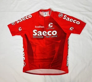 Vintage Saeco Macchine Cannondale Bicycle Jersey Men XL - Picture 1 of 4